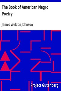 Cover of The Book of American Negro Poetr...