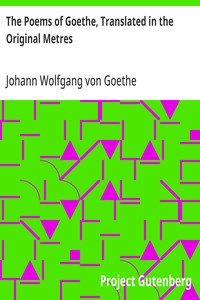 Cover of The Poems of Goethe, Translated in the Original Metres — Background and Themes