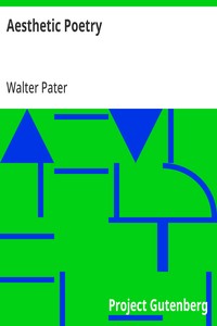 Cover of Aesthetic Poetry — Background and Themes