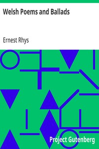 Cover of Welsh Poems and Ballads — A Clos...