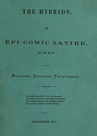 Cover of The Hybrids, An Epi-comic Satire — Inside the Classic