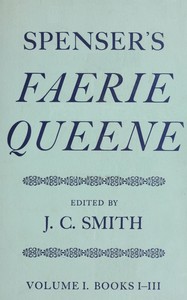 Cover of Spenser's Faerie Queene, Vol. 1 ...