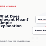 What Does relevant Mean? Simple Explanation and Examples