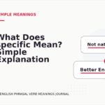 What Does specific Mean? Simple Explanation and Examples