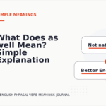 What Does as well Mean? Simple Explanation and Examples