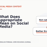 What Does appropriate Mean on Social Media?