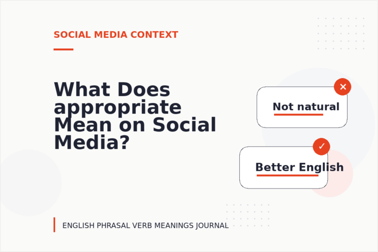 What Does appropriate Mean on Social Media?