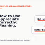 How to Use appreciate Correctly: Meaning, Examples, and Mistakes